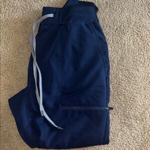 Men's Navy Fabletics Scrub Pants